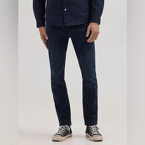 Wrangler Larston Slim Tapered Free To Stretch Jean Midnight Rodeo Dark 34x30